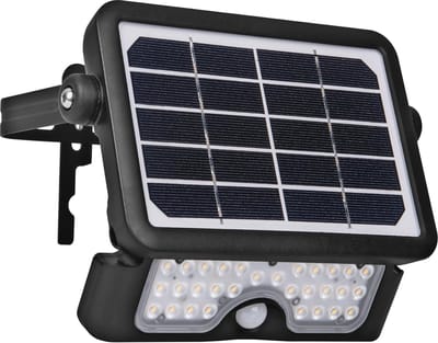 Zonneschijnwerper met PIR-bewegingsmelder - 5 Watt LED, IP65, Buitenverlichting