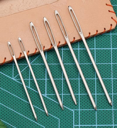 Fyfanie-Grote Oog Handnaai Naalden Set 18 Stuks-3 Maten (6 Klein, 6 Middel, 6 Groot) Met Opbergbuis