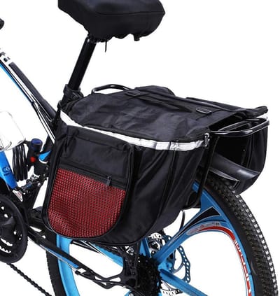 Waterdichte 25L Fietstas voor Achterop de Fiets - Ideaal voor Outdoor Fietstochten, Ruim en Duurzaam