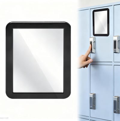 5 x 7 Inch Magnetische Reismirror - Veiligheid Spiegel voor Make-up, Gym, Kantoor en Schoolkasten - Acryl, Groot Formaat