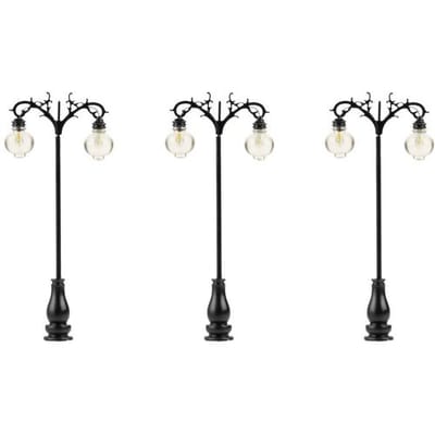 Faller H0 Bollamp (hangend) Dubbel Kant-en-klaar model 180115 3 stuk(s)