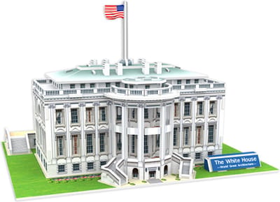 Premium Miniatuur Bouwpakket - Voor Volwassenen en Kinderen - Bouwpakket - 3D puzzel - Modelbouwpakket - DIY - The White House