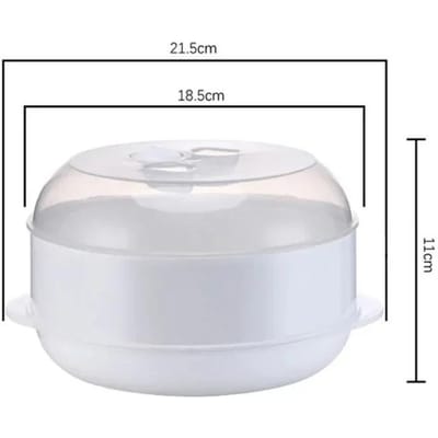 Thanstar Magnetron Stomer Koker Magnetron Voedsel Kookcontainer Huishouden Broodjes Gestoomde Hulpmiddelen Keukengadgets en Accessoires white