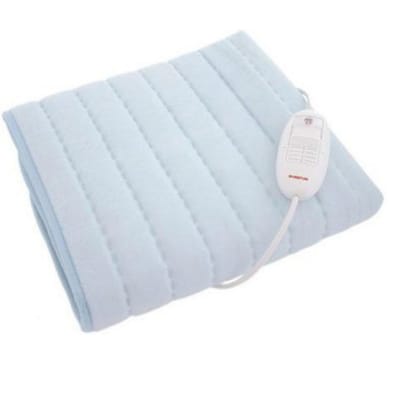 Inventum HN131MW elektrische onderdeken 130x75 cm - Eenpersoons - 3 warmtestanden - Verwarmde deken - Uitwasbaar - Oververhittingsbeveiliging - Fleece - Lichtblauw