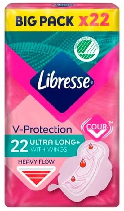 Libresse Ultra Long Wing Maandverband - 8x22 stuks - Voordeelverpakking
