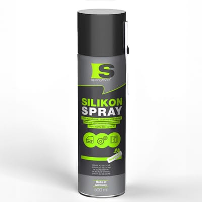 Spraytive 1x 500ml siliconenspray smeermiddel glijspray voor rubber kunststof en metaal waterafstotend beschermt en vermindert piepen