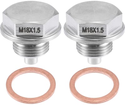Dailygoody - Voertuig Motor Magnetische Olie Afvoerplug - Set Van 2
