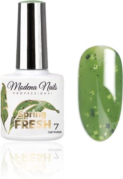 Modena Nails UV/LED Gellak – Spring Fresh #07 - Groen - Glanzend - Gel nagellak - Gel nagellak