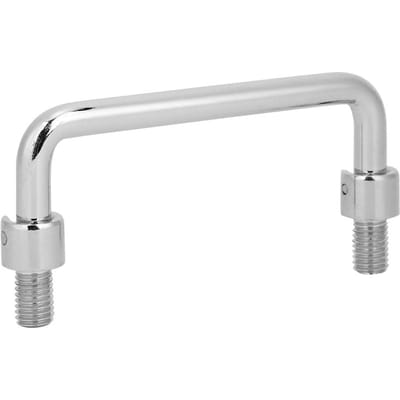 Deurknoppen Kastgreep Hardware Onderdelen Metaal IJzer 304 Roestvrij Staal Zilver 100MM