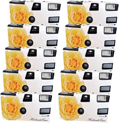 10x Wegwerpcamera Set met Flits - 27 Opnames - Fotografie voor Feestjes en Bruiloften