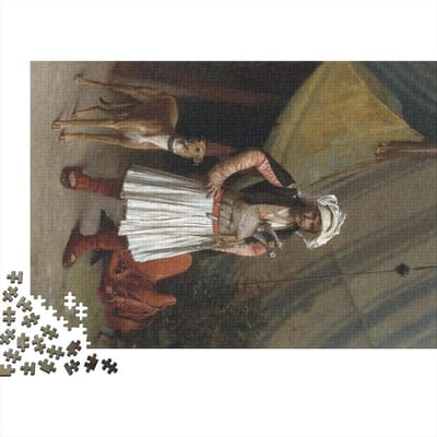 Museum Puzzel - Kunst Legpuzzel - Ontspanning Thuis - Unieke Vormen - 1000 Stukjes - Meerdere Kleuren