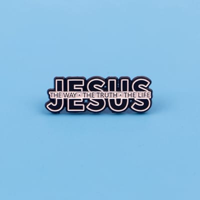 VANDAAG VERZONDEN - 2 STUKS - Team Jesus Speld Pin - Kruis - Christelijk - Accessoires Broche - Way Truth Life