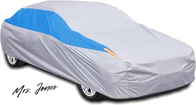 Mrs. Jones Autohoes voor buiten waterdicht uv-bescherming ademend stofdicht regen sneeuw buitenlucht zilver - 470x185x160 cm .