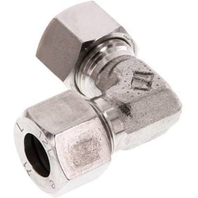 12L RVS Elbow 90deg Snijring 315 Bar DIN 2353 - FL2E-C-ST-12-L