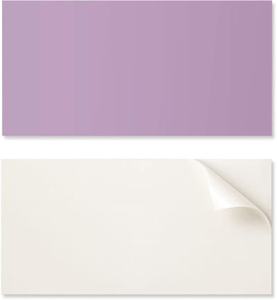 Zelfklevend decoratief paneel voor snelle wandrenovatie, 100x50 cm, lichtpaarse kleur