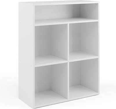 Vicco Boekenrek – 72 x 90.2 cm 4 compartimenten Wit