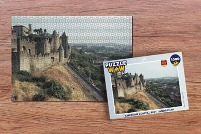 Puzzel Carcassonne - Kasteel - Bomen - Legpuzzel - Puzzel 1000 stukjes volwassenen