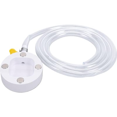 Magnetische Raam Airco Afvoer Kit Transparante PVC Slang Roestvrijstalen Clip Magnetische AC Afvoer Adapter 6FT white