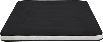 Japanse Futon Matras - Vloermatras Opvouwbaar - Comfortabel Slapen - Extra Dik Traagschuim - Twin Maat - Zwart