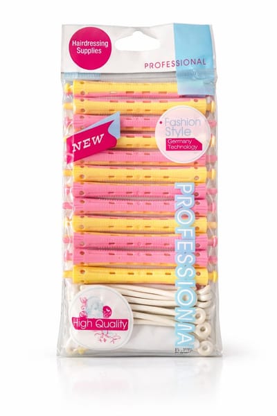 Fashion Style Permanentwikkels Bi-Colour Lang – 8 mm x 91 mm 12 stuks / Cold Wave Rods Bi-Colour Long - 8 mm x 91 mm 12 Pcs