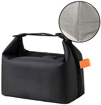 Lunchtas – 25 x 16 x 22 cm – Stijlvolle unisex lunchtas – Herbruikbaar, geïsoleerd en lekvrij – Minimalistische thermische lunchtas – Draagbare koeltas – Geschikt voor werk, school, picknicks of reizen