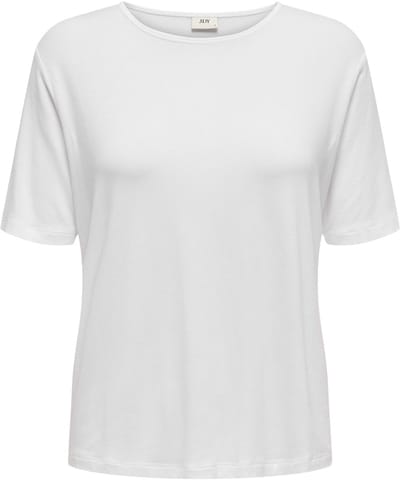 Jacqueline de Yong T-shirt Jdymila S/s O-neck Top Jrs 15330819 White Dames Maat - M