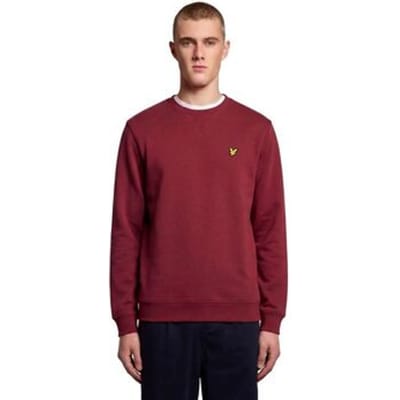 Sweaters Lyle &amp; Scott ML424VOG CREW NECK-Y273 OXBLOOD RED