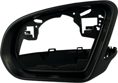 BILMAX Linker Buitenspiegel Draagring Vervanging voor Mercedes-Benz C-Klasse (W205) & S-Klasse (W222), Zwart, met Instapverlichting Gat (Bestuurderszijde)