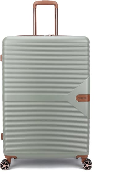 Decent Stella Grote Koffer - 77 cm -108 Liter - TSA Slot - Lichtgroen