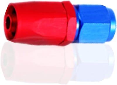 Adapter voor verbindingsstukken van draaibare mannelijke ANH Racing Olio/Carbur. Kleur blauw rood AN6-0° Standaard