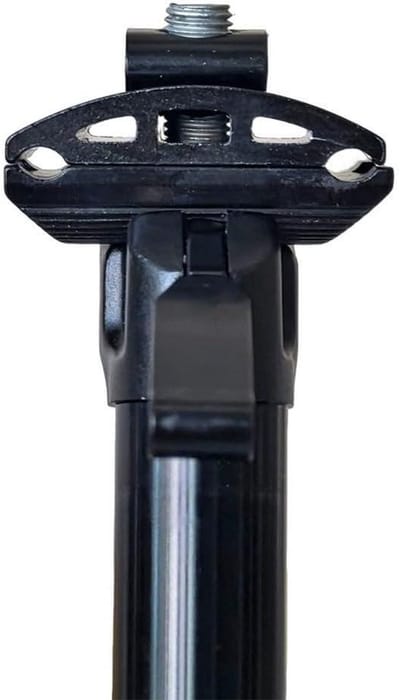 Fiets Dropper Zadelpen - Verstelbare Zadelpen - Mountainbiken - Handregeling Olie Lucht - 33.9mm 170mm - Zwart