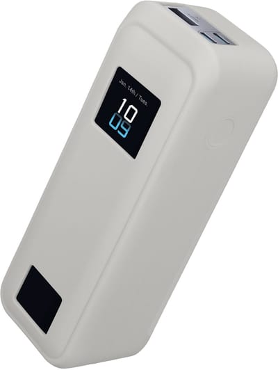 kwmobile Siliconen powerbank hoes voor Anker Prime Power Bank 20000mAh 220W case - battery case - Powerbank beschermhoes in grijs