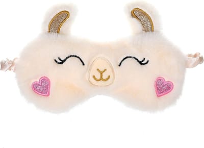 Schattige Alpaca Slaapmasker van Pluche voor Kinderen en Volwassenen - Ideaal voor Reizen, Ontspanning en Slaapkwaliteit