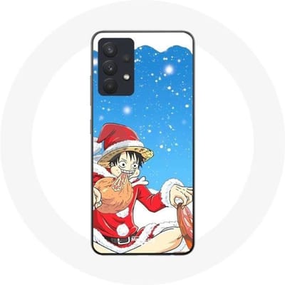 Coque - Maniacase - Samsung Galaxy A13 4G - Anime One Piece Luffy - Souple - Protection noir