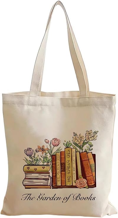 Jute tas - Stoffen draagtas - Boodschappen doen - Herbruikbaar ontwerp - 40 x 35 cm - Beige