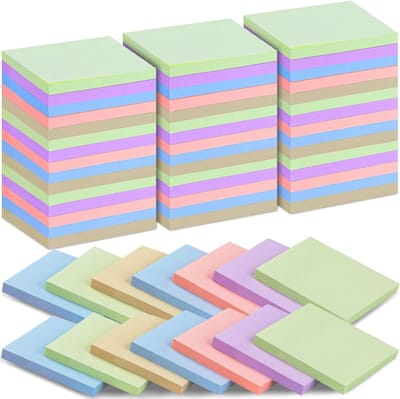 Plaknotities Set - Zelfklevend Papier - Notities Maken - 35 Pakken - 3 x 3 Inch - Morandi Kleuren