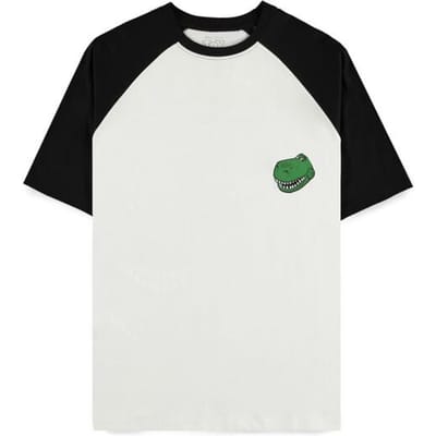 Toy Story - Disney T-shirt - 5 - Rex - S tot XXL - voor Mannen - wit-zwart