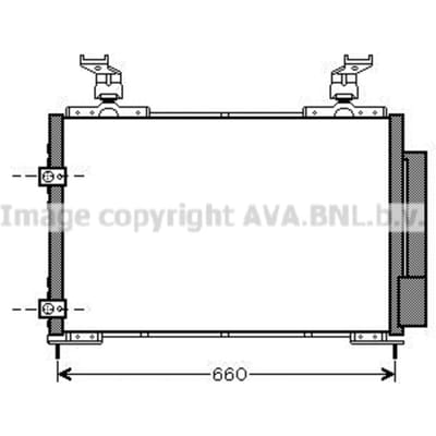 Condensator, airconditioning AVA COOLING HD5217D