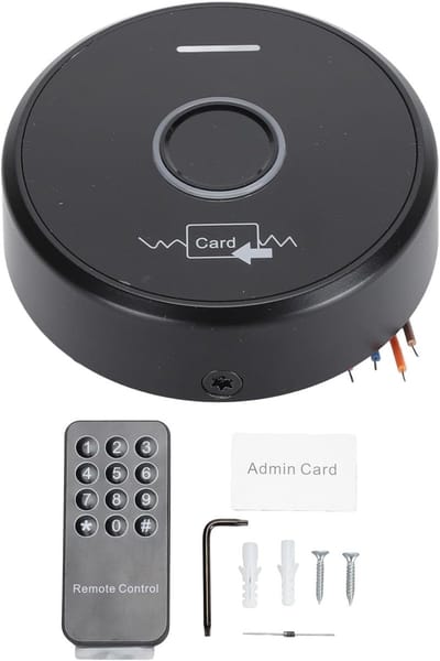 Toegangscontrole Systeem - Slimme Deur Controller - Veilige Toegang - Waterdicht Vingerafdruk Wachtwoord - 9 x 9 x 5 cm