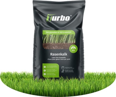 turbogrün Gazonkalk - 18 kg voor 180 m² - Verhoogt de pH-waarde - Bevordert gezond gras