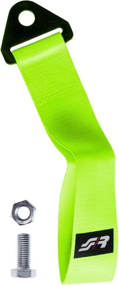 Simoni Racing Sleepoog-Gordel - Geel - max. 3000kg - Lengte 28cm