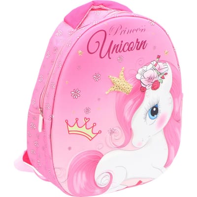 Unicorn 3D Rugzak Eivormig - Schooltas - Polyester - Roze