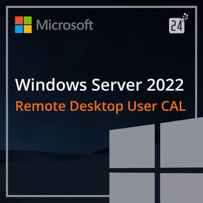 Microsoft Windows Remote Desktop Services 2022, User CAL, RDS CAL, Client Access License 1 CAL
