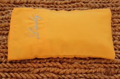 Lavendel oogkussen - Yoga lavendel oogkussen-yoga kussens- yoga props- geel