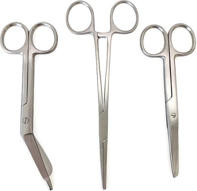 Verpleegkundige scharenset - verbandschaar - schaar - kocher - verpleegkundige accessoires - verpleegkundige cadeau