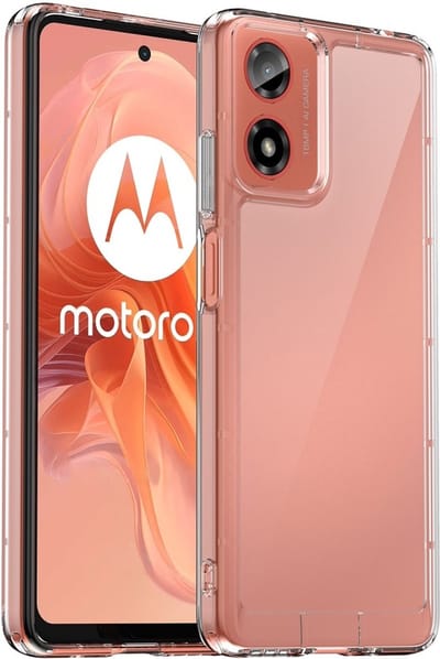 Coverup Hoesje - Geschikt voor Motorola Moto G04(s) / G24 (Power) / E14 Hoesje - Coverup Transparant ShockProof TPU Back Cover - Transparant