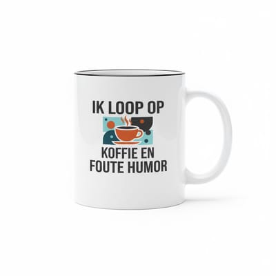 Nevolis® | Koffiemok 330ml met Uniek Design | Ontwerp Jouw Eigen Mok | Handgemaakt Cadeau voor Koffieliefhebbers | Gepersonaliseerd op Aanvraag | Enkel of Grote Bestelling