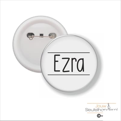 Button Met Speld 58 MM - Ezra