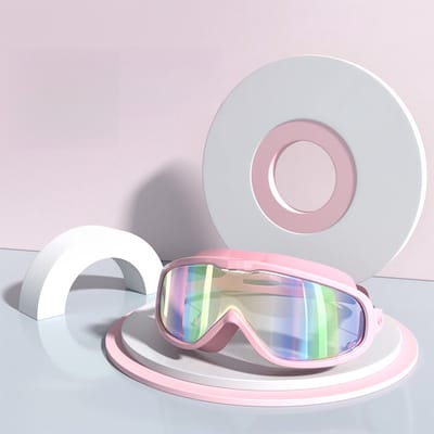 Zwembril, zwembadbril, zwembril voor bescherming, duikmasker, beschermbril, zwemmasker, geschikt voor duiken, snorkelen, zwemmen, roze - stijl 2