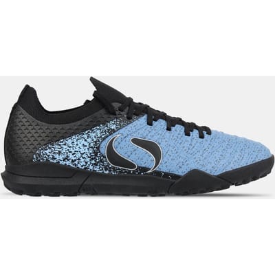 Sondico Blaze Astro Turf-sportschoenen voor kinderen (Zwart/Lichtblauw)